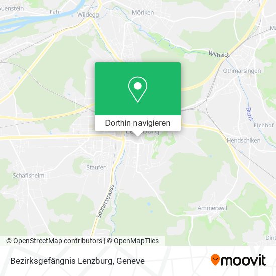 Bezirksgefängnis Lenzburg Karte