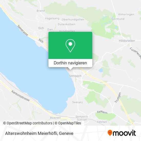Alterswohnheim Meierhöfli Karte