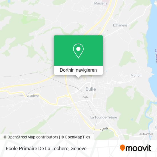 Ecole Primaire De La Léchère Karte