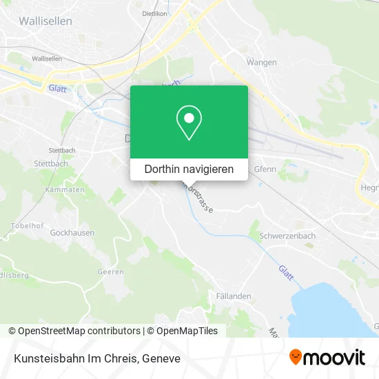 Kunsteisbahn Im Chreis Karte