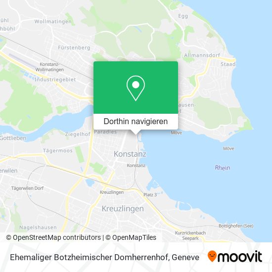 Ehemaliger Botzheimischer Domherrenhof Karte
