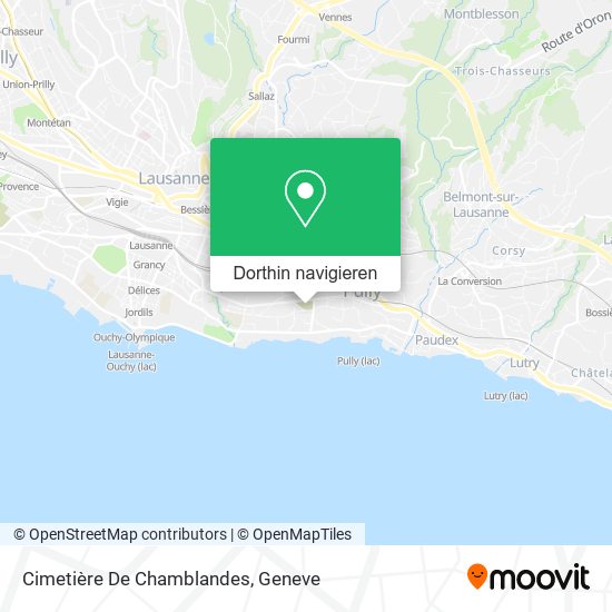 Cimetière De Chamblandes Karte