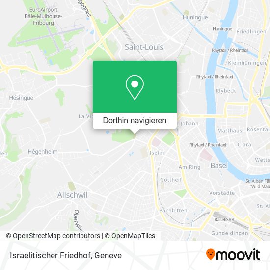 Israelitischer Friedhof Karte