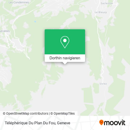 Téléphérique Du Plan Du Fou Karte