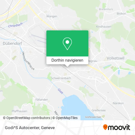 Godi^S Autocenter Karte