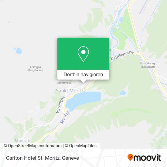 Carlton Hotel St. Moritz Karte