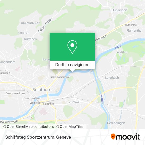 Schiffsteg Sportzentrum Karte