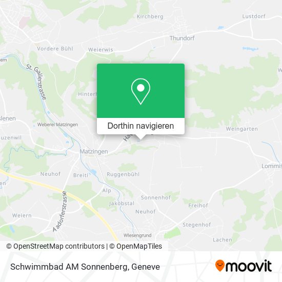Schwimmbad AM Sonnenberg Karte