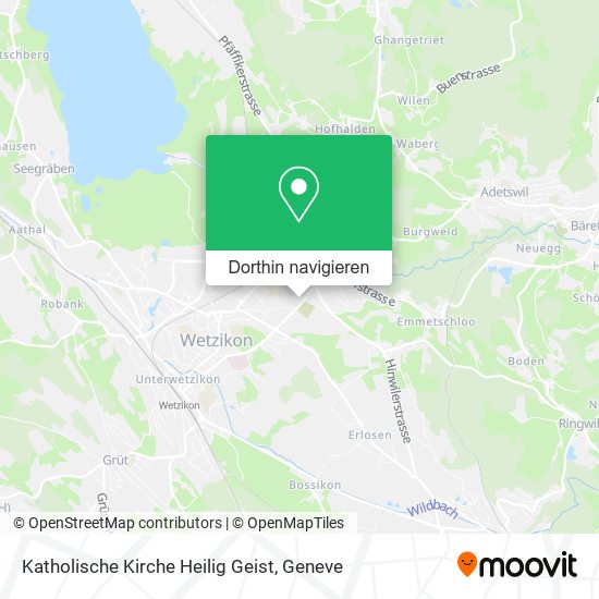 Katholische Kirche Heilig Geist Karte