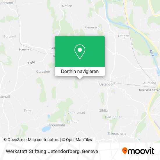 Werkstatt Stiftung Uetendorfberg Karte