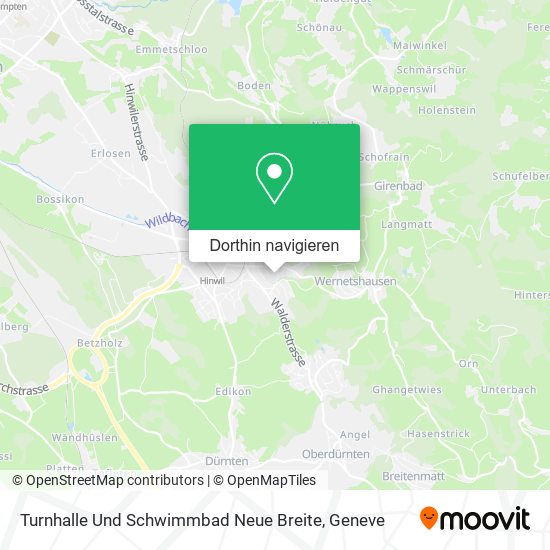 Turnhalle Und Schwimmbad Neue Breite Karte