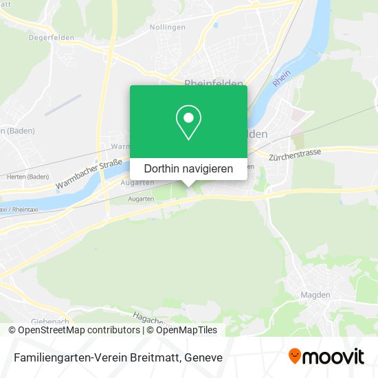 Familiengarten-Verein Breitmatt Karte