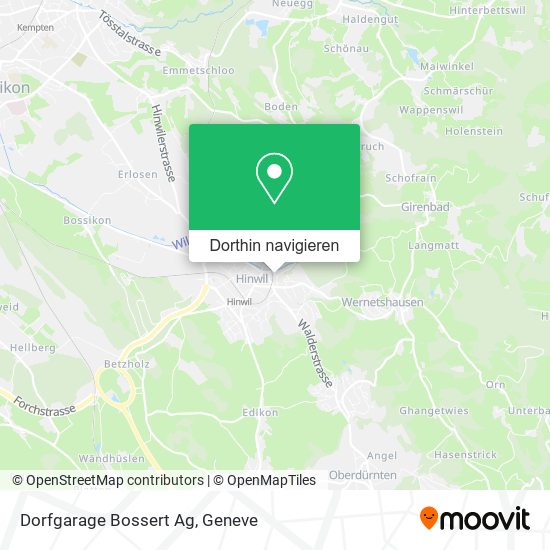 Dorfgarage Bossert Ag Karte