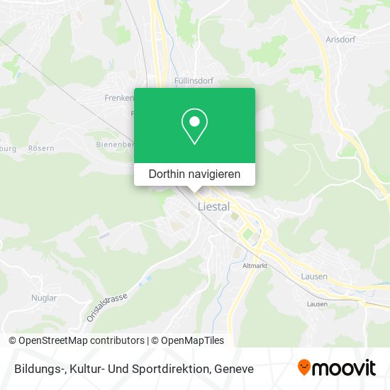 Bildungs-, Kultur- Und Sportdirektion Karte