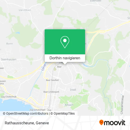 Rathausscheune Karte