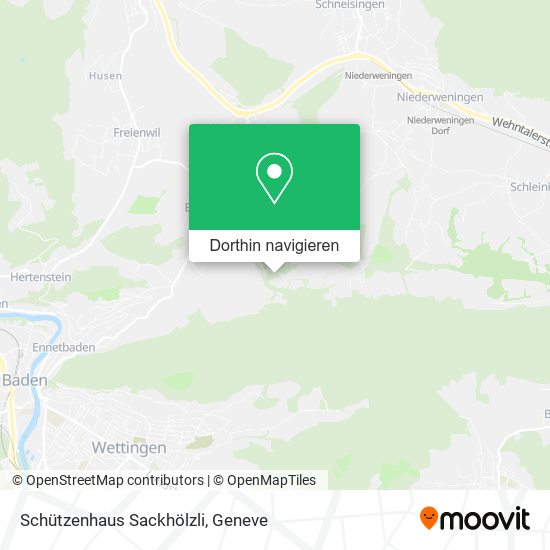 Schützenhaus Sackhölzli Karte