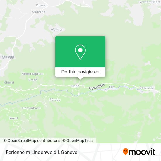 Ferienheim Lindenweidli Karte
