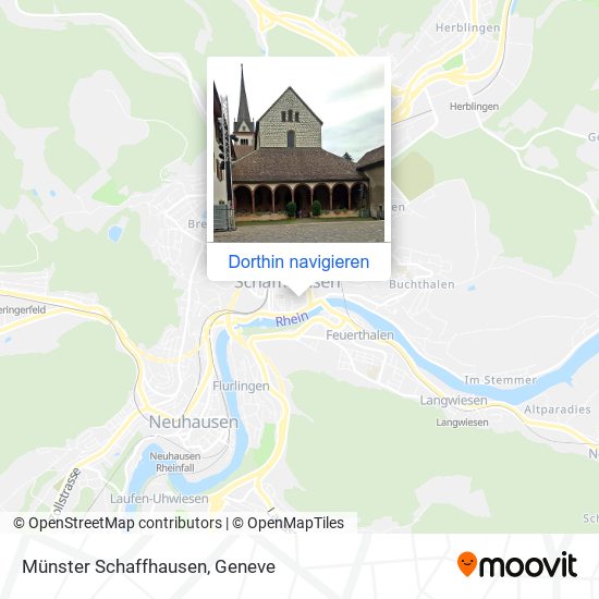Münster Schaffhausen Karte