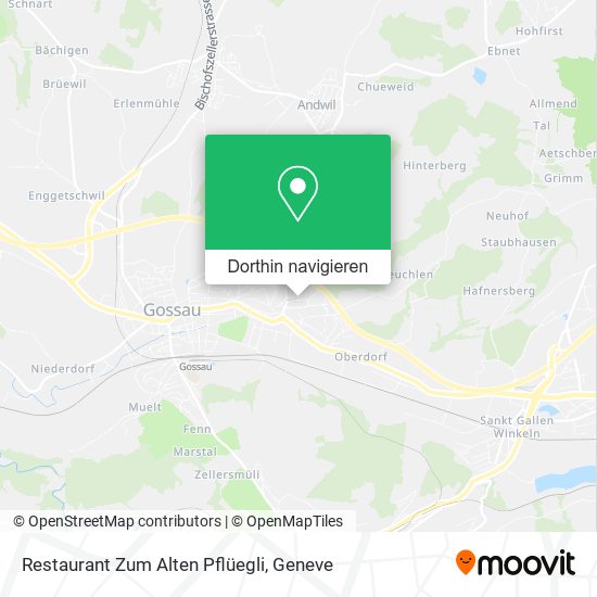 Restaurant Zum Alten Pflüegli Karte