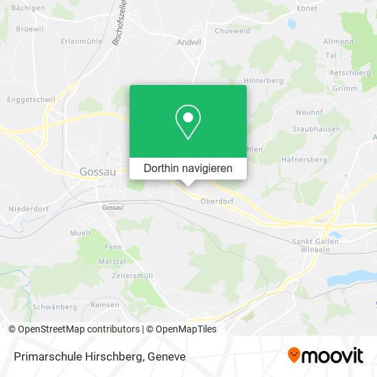 Primarschule Hirschberg Karte