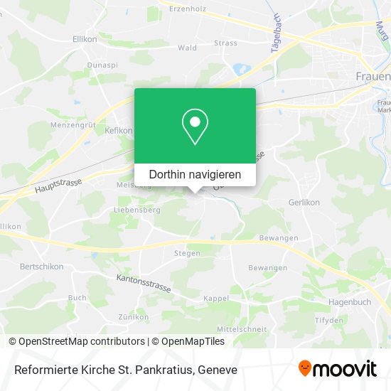 Reformierte Kirche St. Pankratius Karte