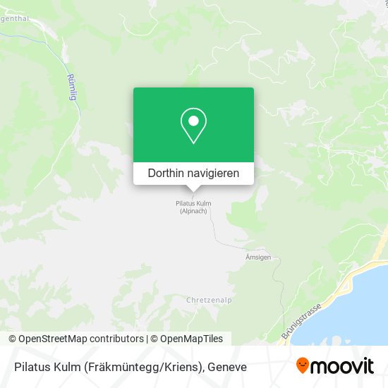 Pilatus Kulm (Fräkmüntegg / Kriens) Karte