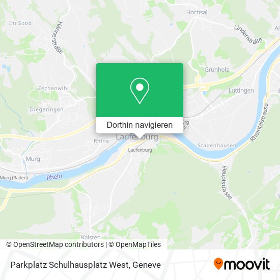 Parkplatz Schulhausplatz West Karte