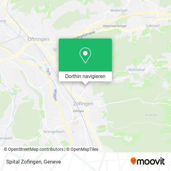 Spital Zofingen Karte