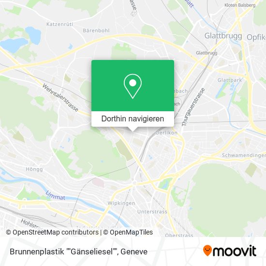 Brunnenplastik ""Gänseliesel"" Karte