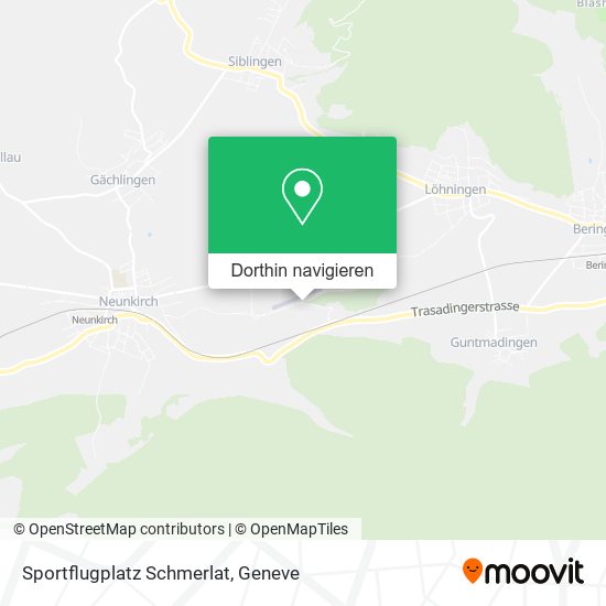Sportflugplatz Schmerlat Karte