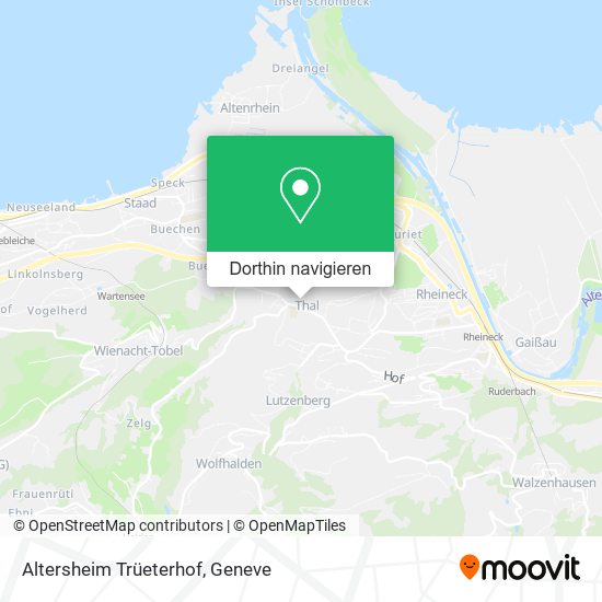 Altersheim Trüeterhof Karte