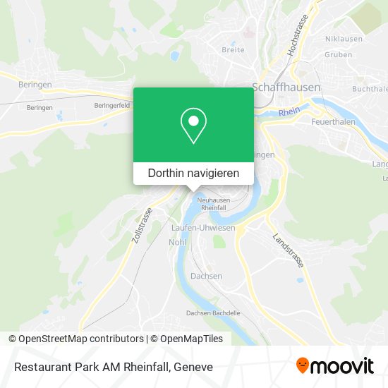 Restaurant Park AM Rheinfall Karte