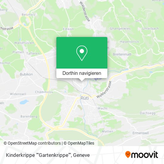 Kinderkrippe ""Gartenkrippe"" Karte