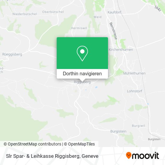 Slr Spar- & Leihkasse Riggisberg Karte