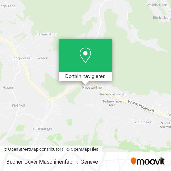 Bucher-Guyer Maschinenfabrik Karte