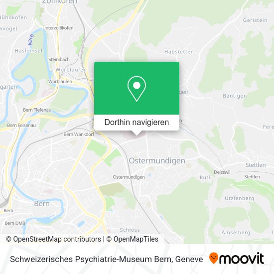 Schweizerisches Psychiatrie-Museum Bern Karte
