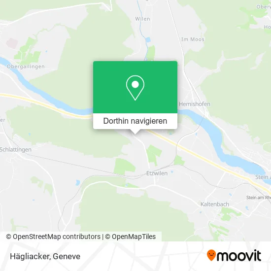 Hägliacker Karte