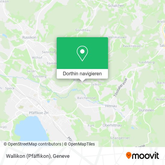 Wallikon (Pfäffikon) Karte