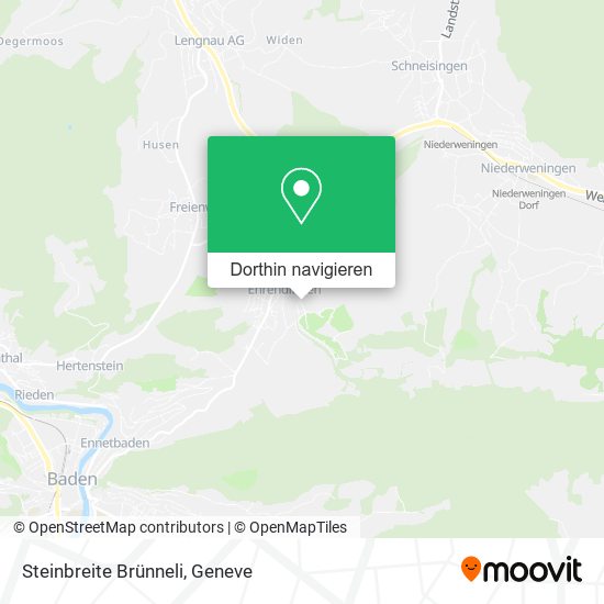 Steinbreite Brünneli Karte