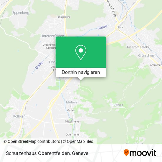 Schützenhaus Oberentfelden Karte