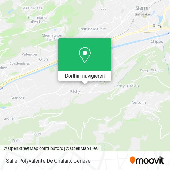 Salle Polyvalente De Chalais Karte
