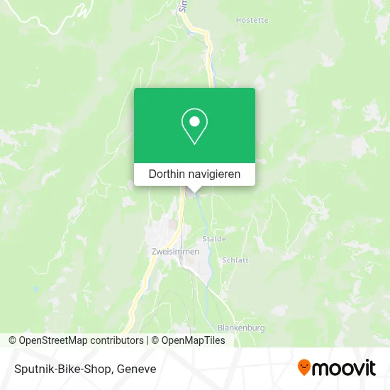 Sputnik-Bike-Shop Karte