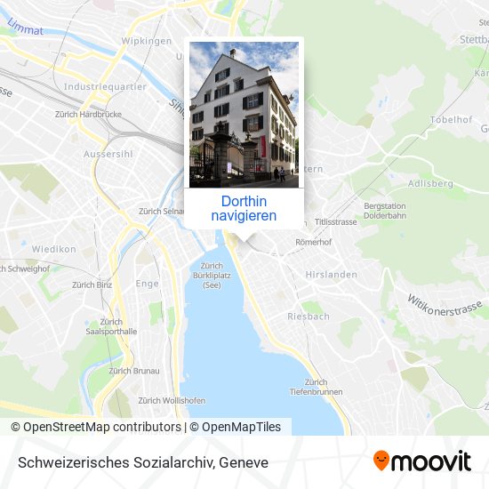 Schweizerisches Sozialarchiv Karte