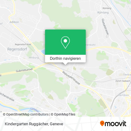 Kindergarten Ruggächer Karte