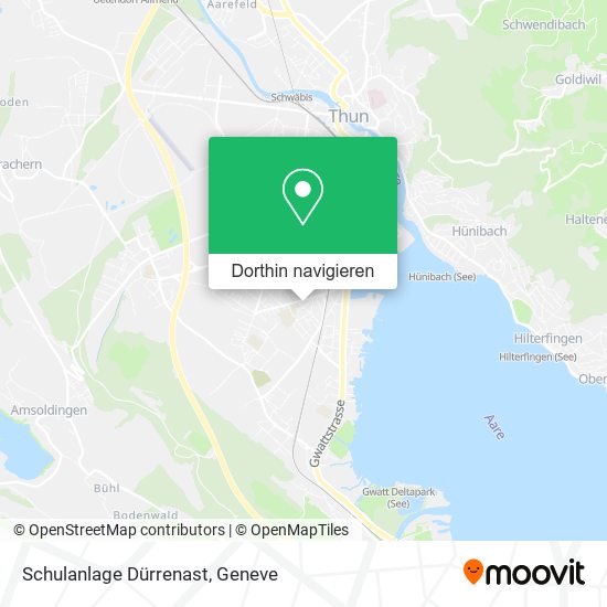 Schulanlage Dürrenast Karte
