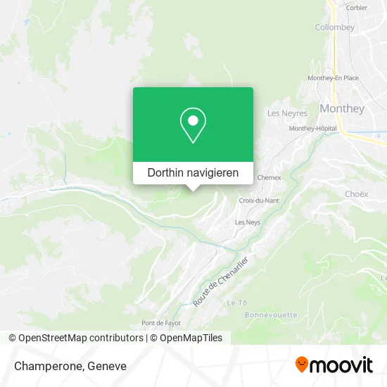 Champerone Karte