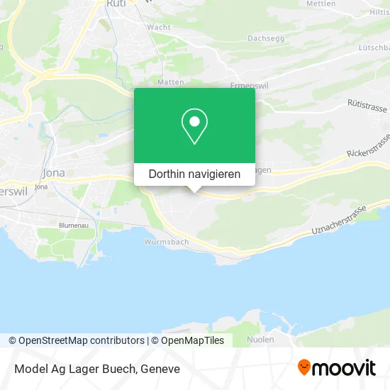 Model Ag Lager Buech Karte
