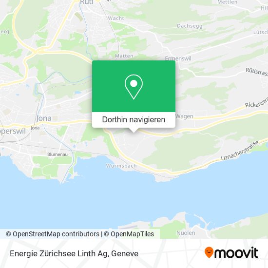 Energie Zürichsee Linth Ag Karte