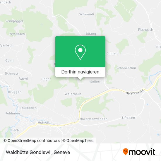 Waldhütte Gondiswil Karte
