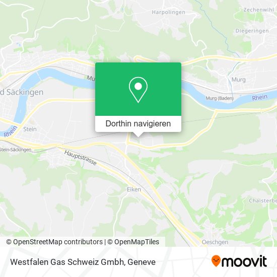 Westfalen Gas Schweiz Gmbh Karte